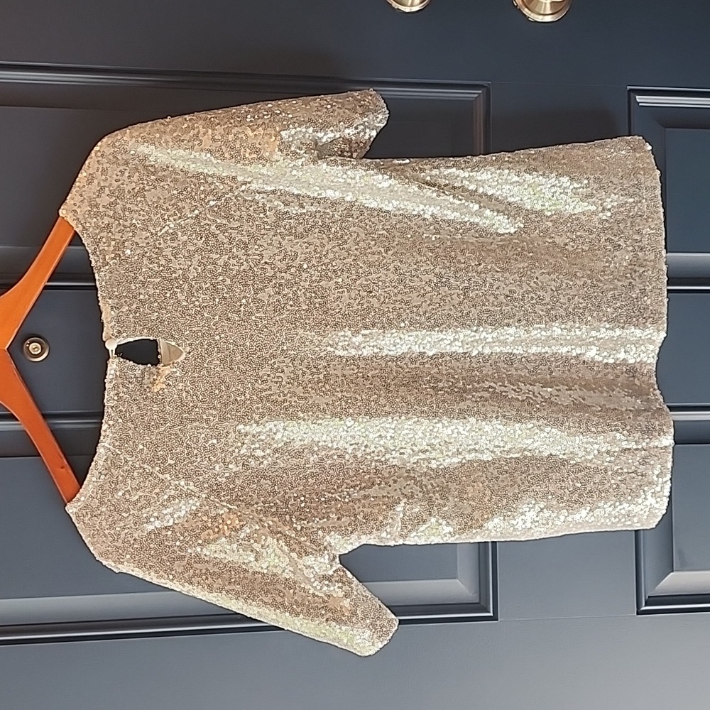 Silver sequin top - Picture 3 of 3